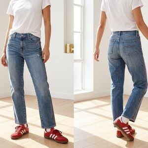 TOMMY JEANS | High Rise Straight Ankle Jeans